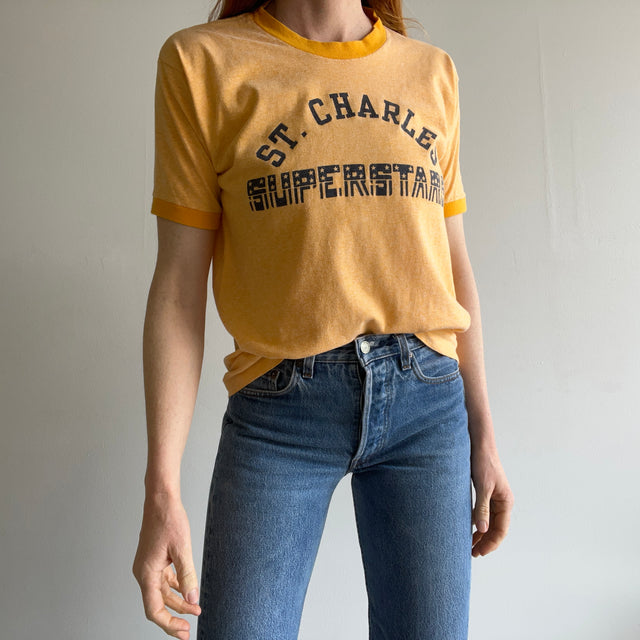 1970s "St. Charles Superstars" Ring Tee by Spruce !!!