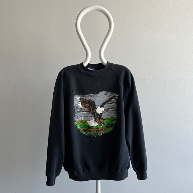 1980s Eagle Graphic Sweatshirt