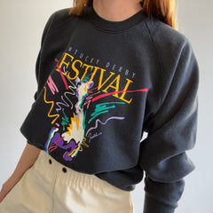 1991 Kentucky Derby Festival Sweat-shirt à manches raglan