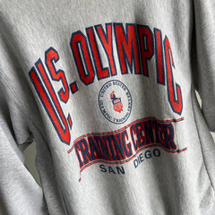 1990s U.S. Olympic Training San Diego Thrashed Cuff Sweatshirt