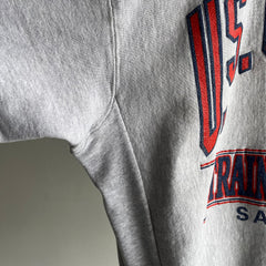 1990s U.S. Olympic Training San Diego Thrashed Cuff Sweatshirt