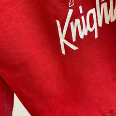 1960s HANESPORT!!! St. Luke Knigts Smaller Sized 100% AMERICAN COTTON Sweatshirt!!!