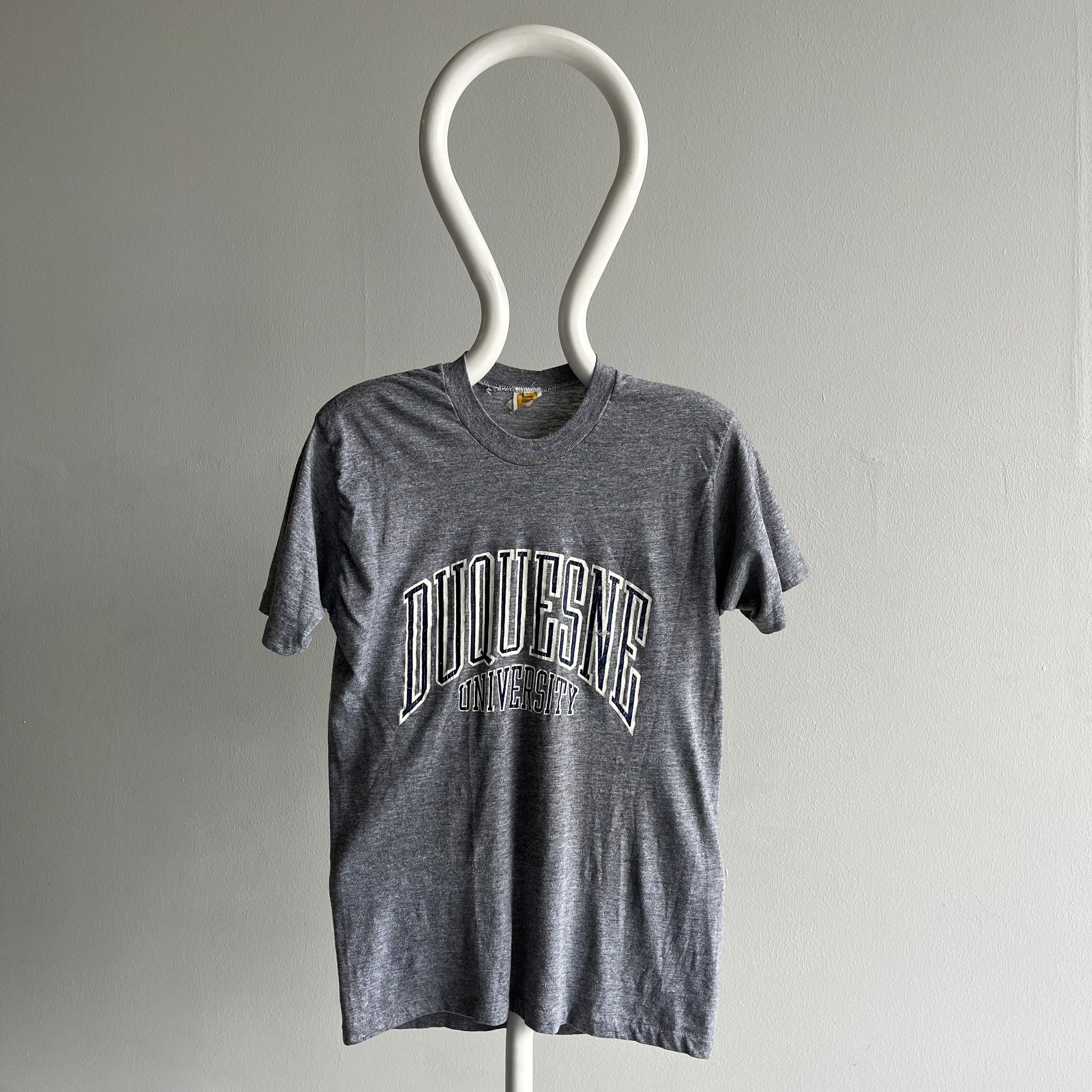 1970/80s Duquesne University T-Shirt by Velva Sheen