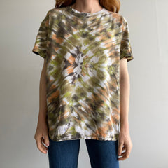 1980s RAD DIY Neutral Colored Tie Dye T-Shirt by Hanes