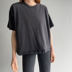 1990s Blank Faded Boxy Lee Cotton T-Shirt