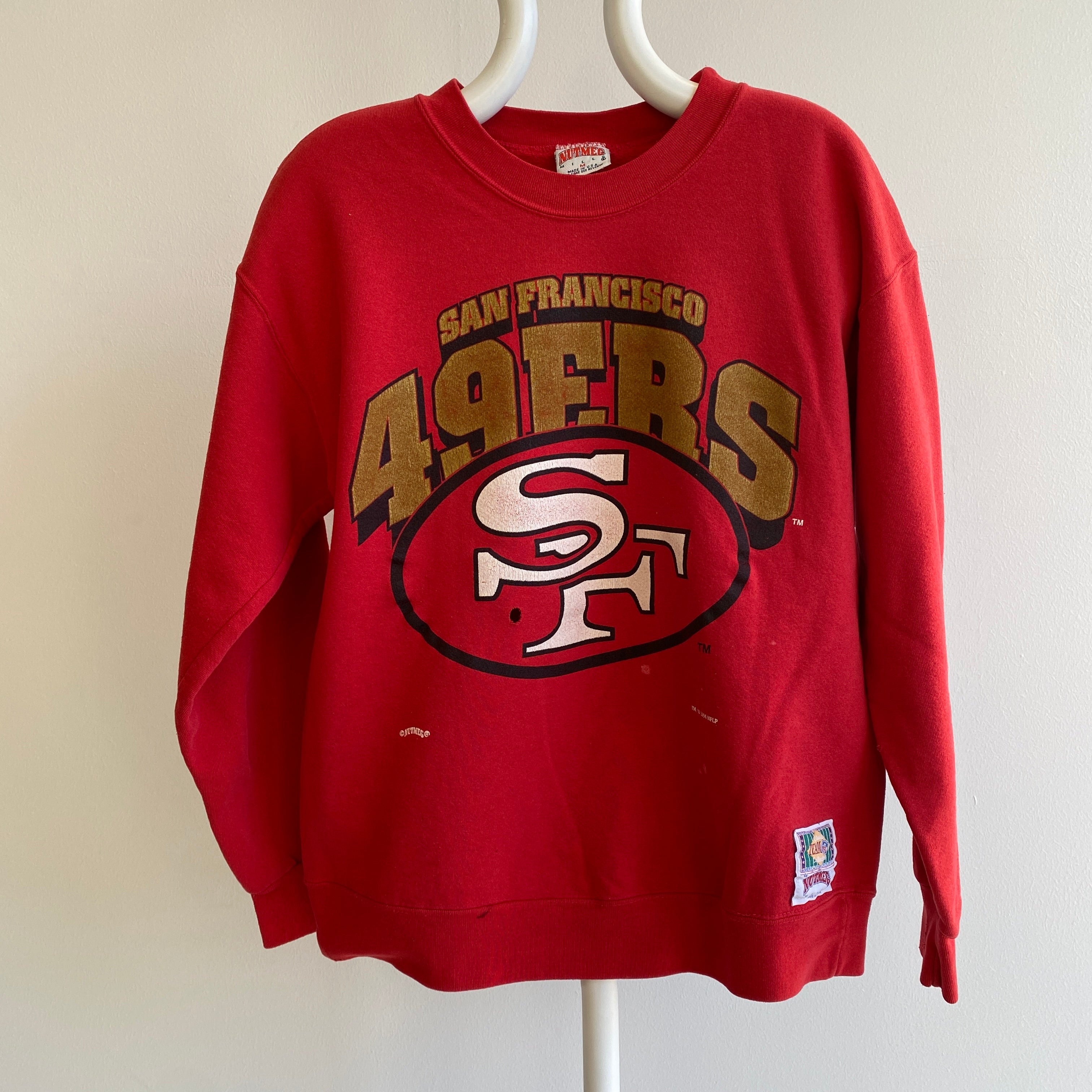 49ers hoodie vintage