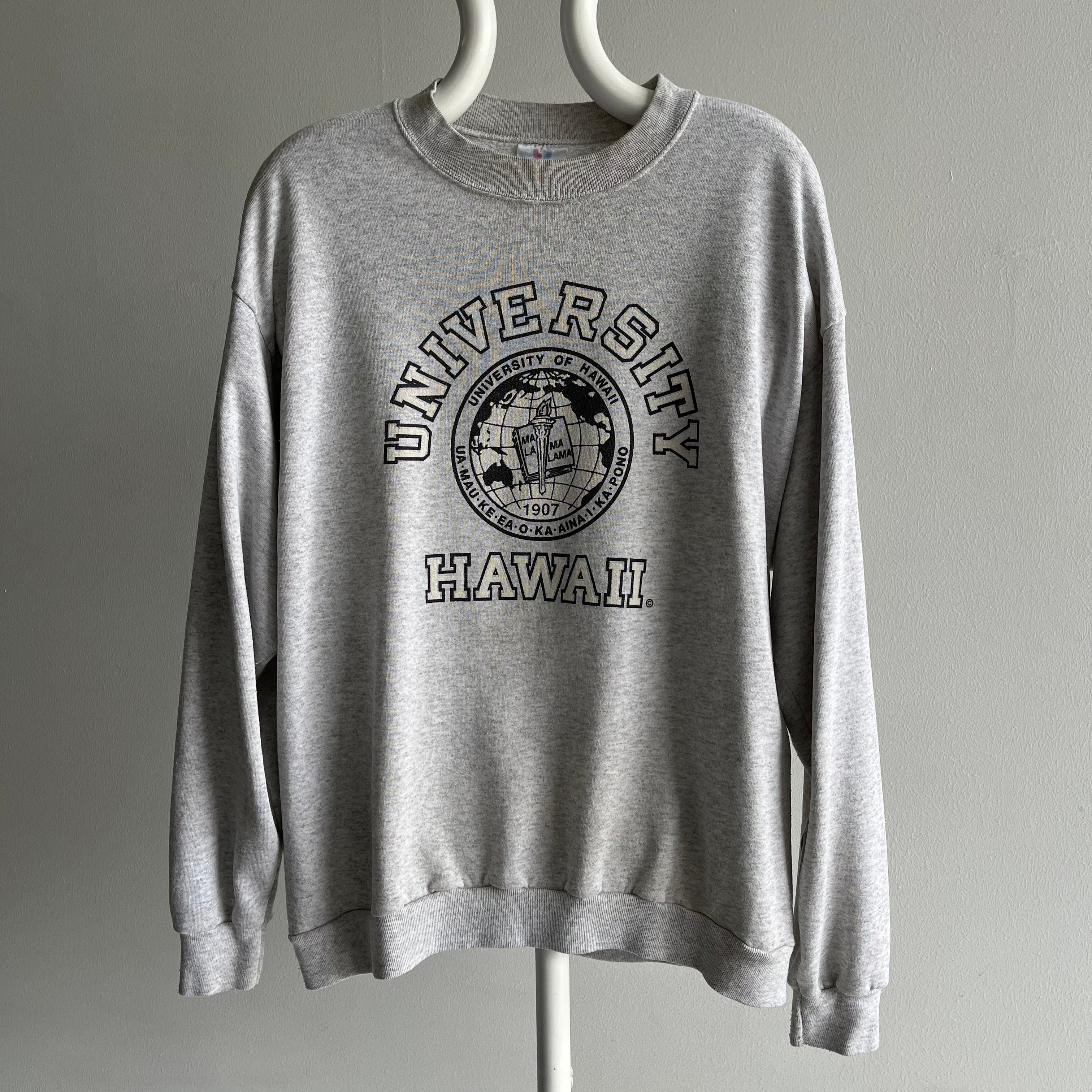 1980/90s Stained and Thin University of Hawaii Sweatshirt