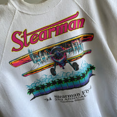 1994 Stearman Fly-In Warm Up avant et arrière