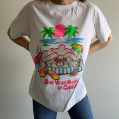 T-shirt touristique Sun Your Buns des années 1980 à Cancún