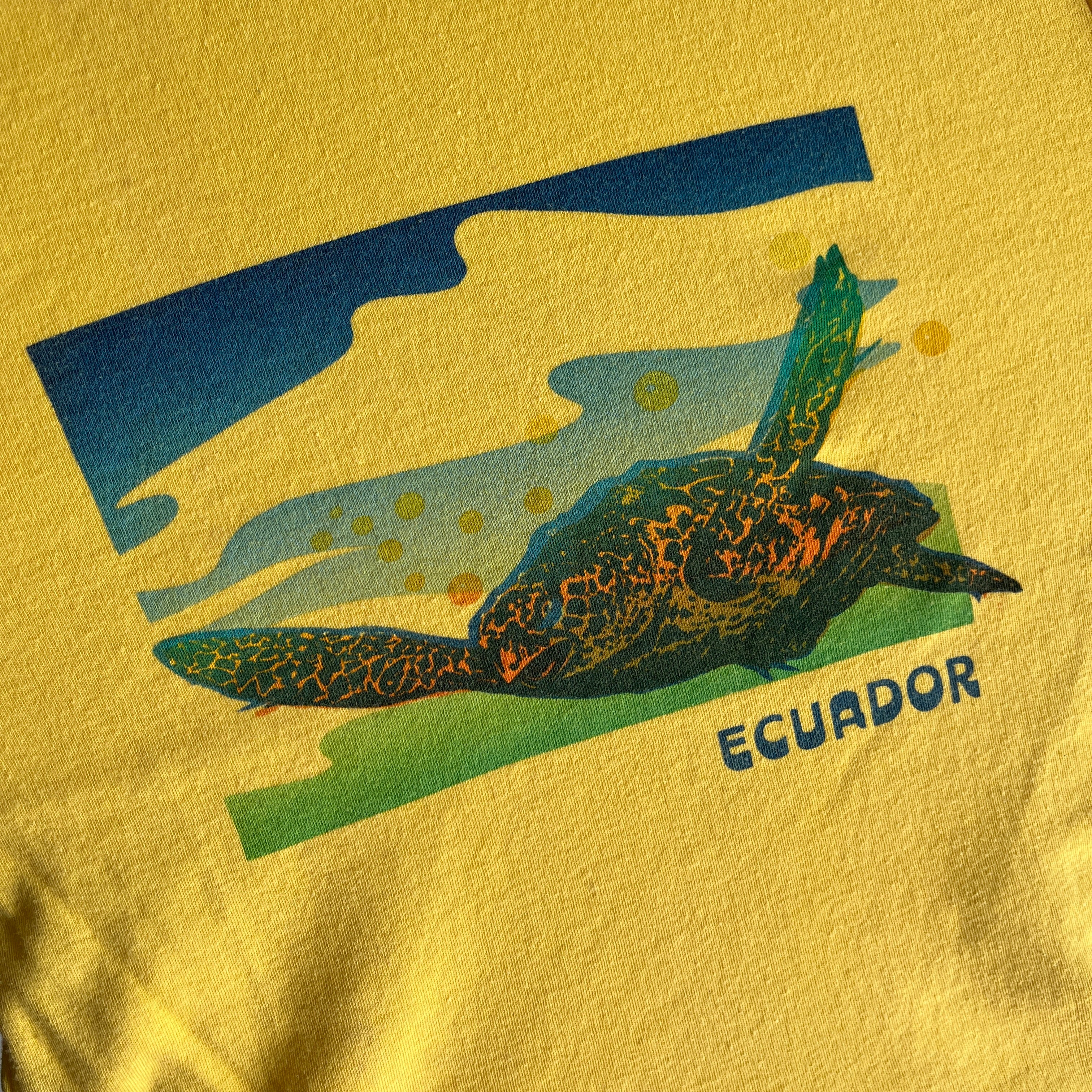 1990s Ecuador Medium Weight Knit Baby Tee