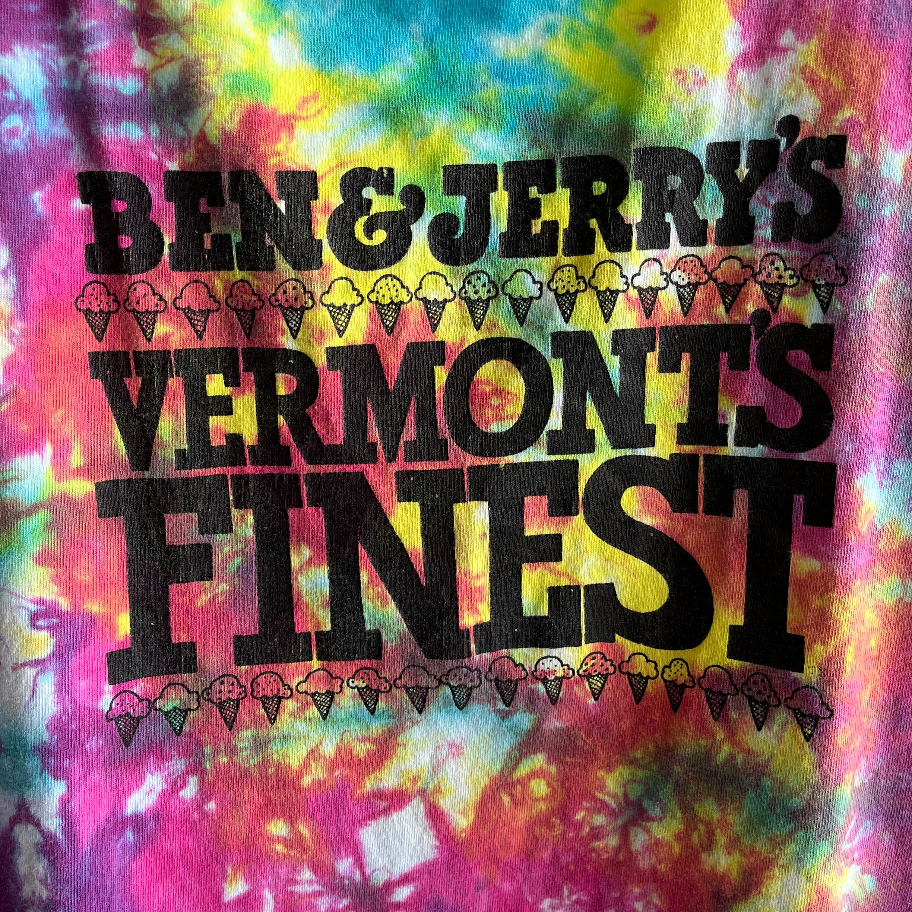 Débardeur Tie Dye des années 1980 de Ben et Jerry par Murina