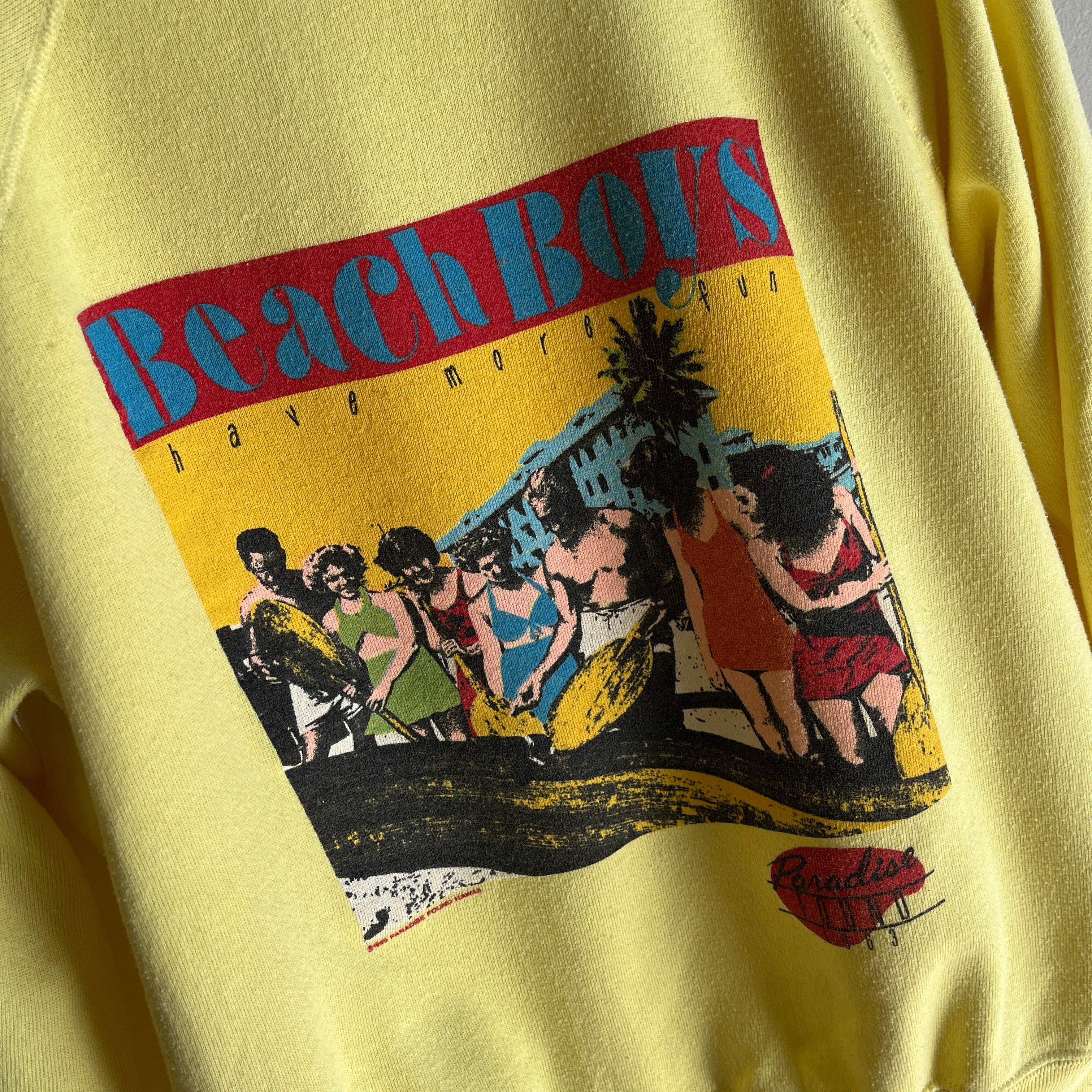 1985 Beach Boys Have More Fun - Paradise Found 1963 - Front and Back Sweatshirt