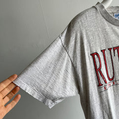 1990s The Most Perfectly Beat Up Rutgers University T-Shirt