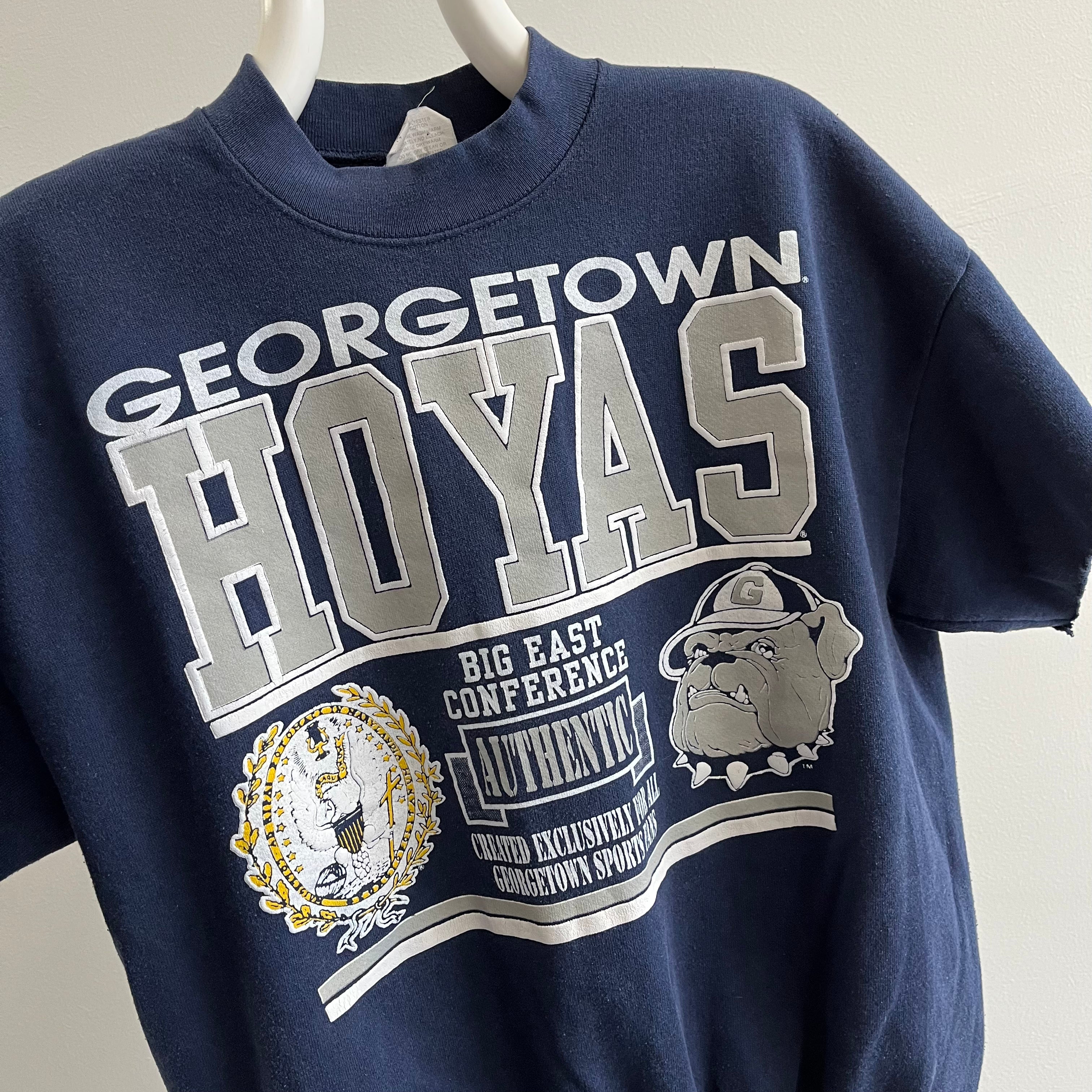 1980s Georgetown Hoyas Big East Conference DIY Warm Up
