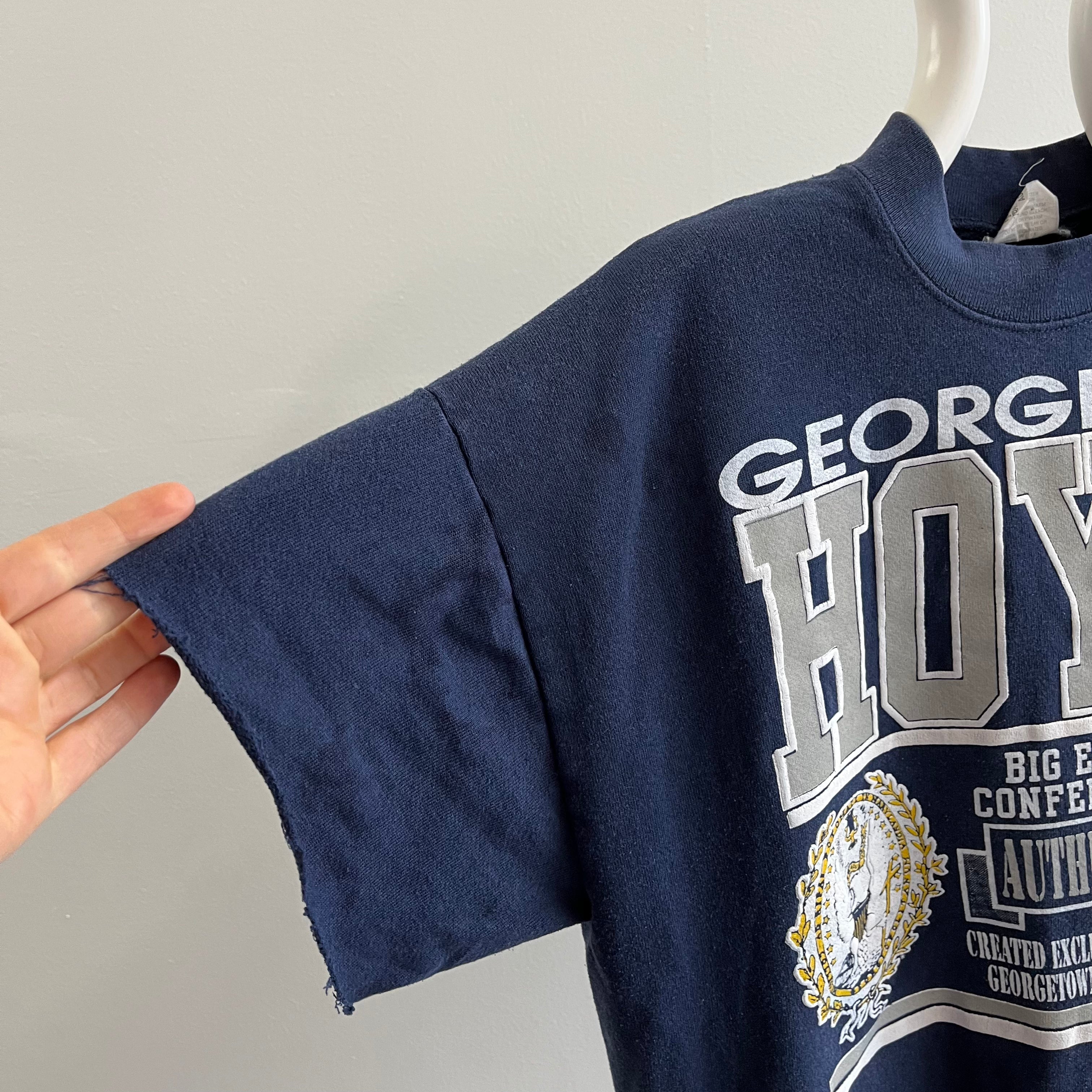 1980s Georgetown Hoyas Big East Conference DIY Warm Up