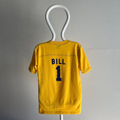 1970/80s Football T-Shirt with No. 1 Bill on the backside
