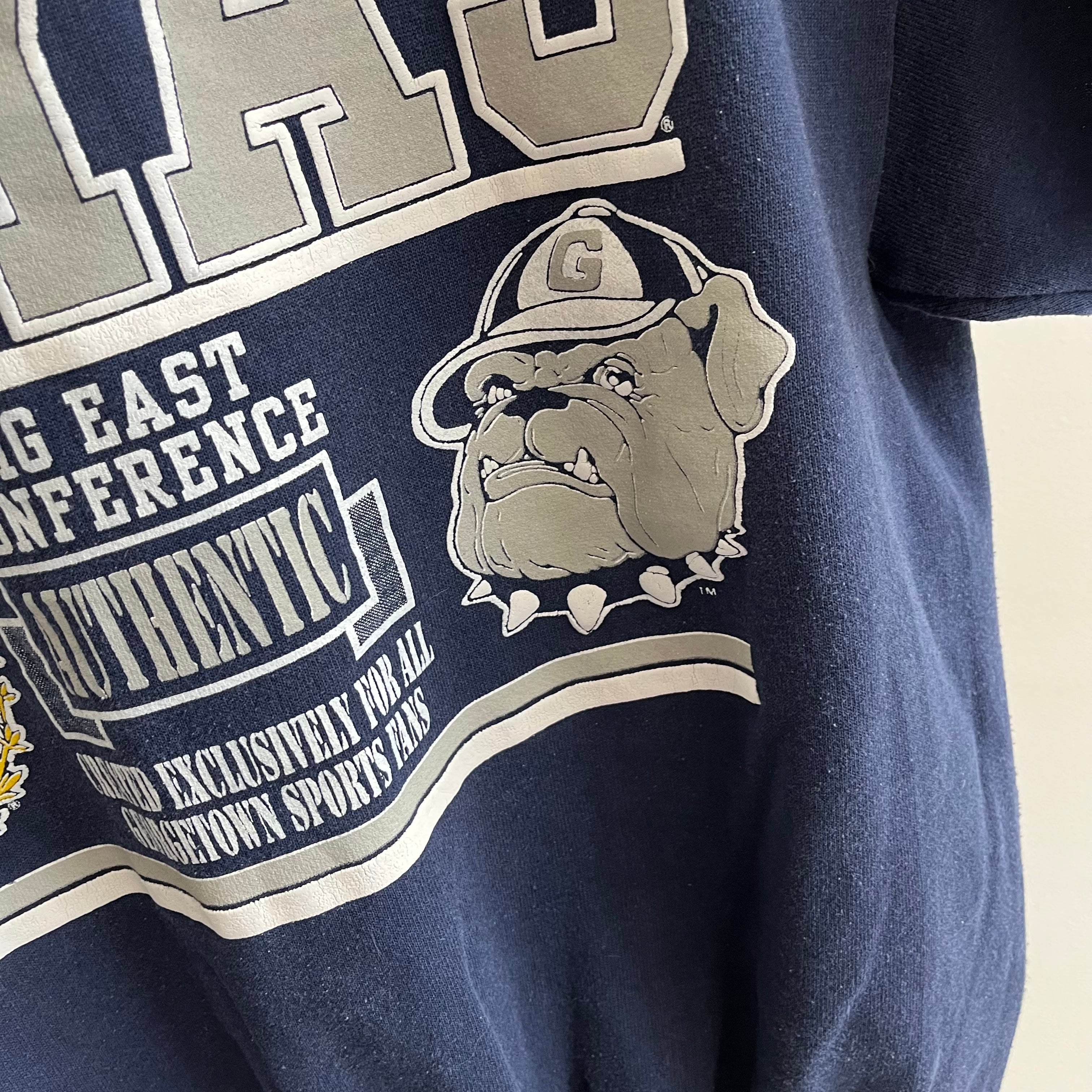 1980s Georgetown Hoyas Big East Conference DIY Warm Up