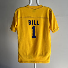 1970/80s Football T-Shirt with No. 1 Bill on the backside