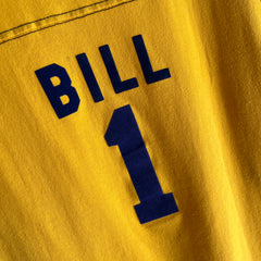 1970/80s Football T-Shirt with No. 1 Bill on the backside