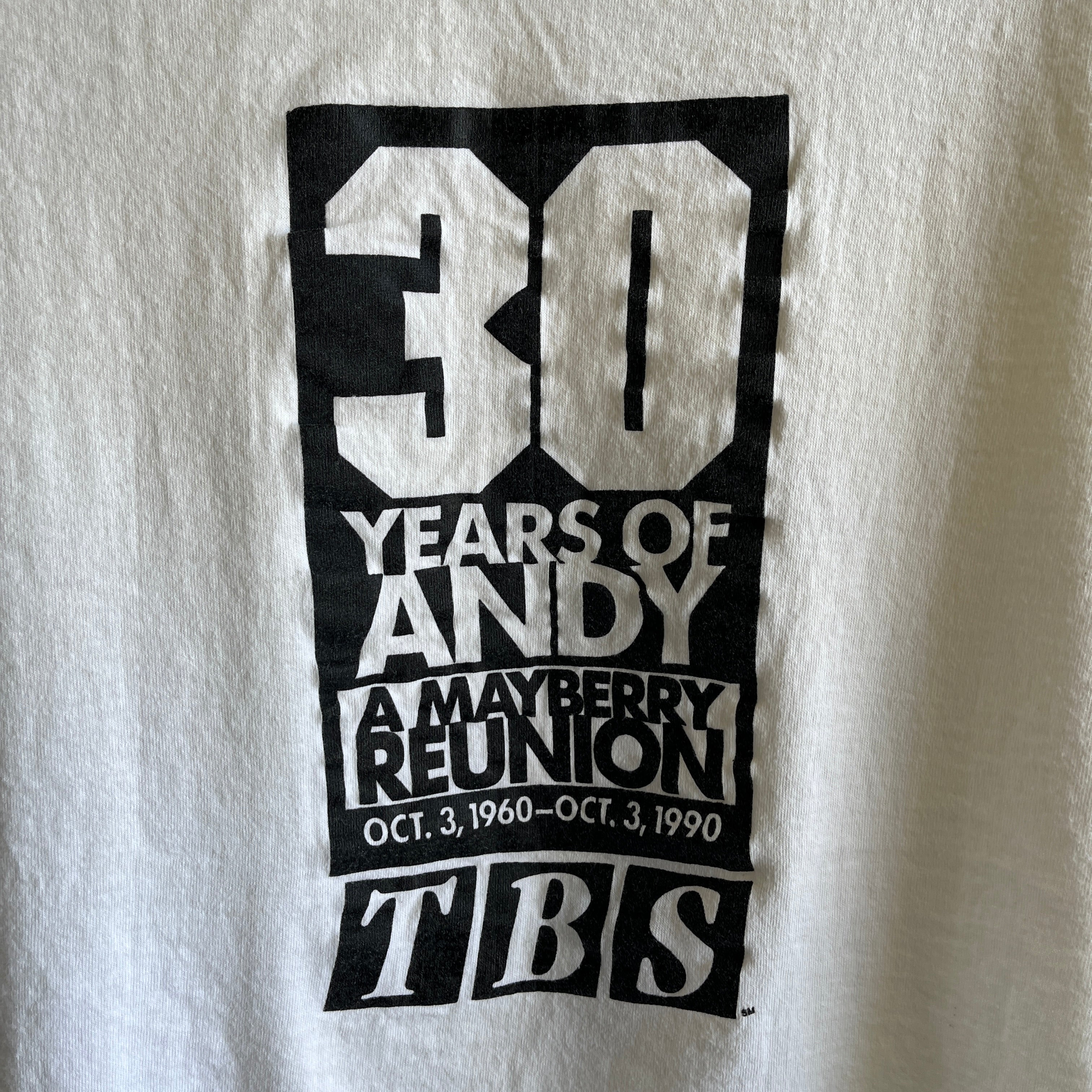 1990 Andy Griffith 50 Year Anniversary T-Shirt