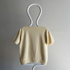 1970s Baby Yellow Medium Weight Warm Up