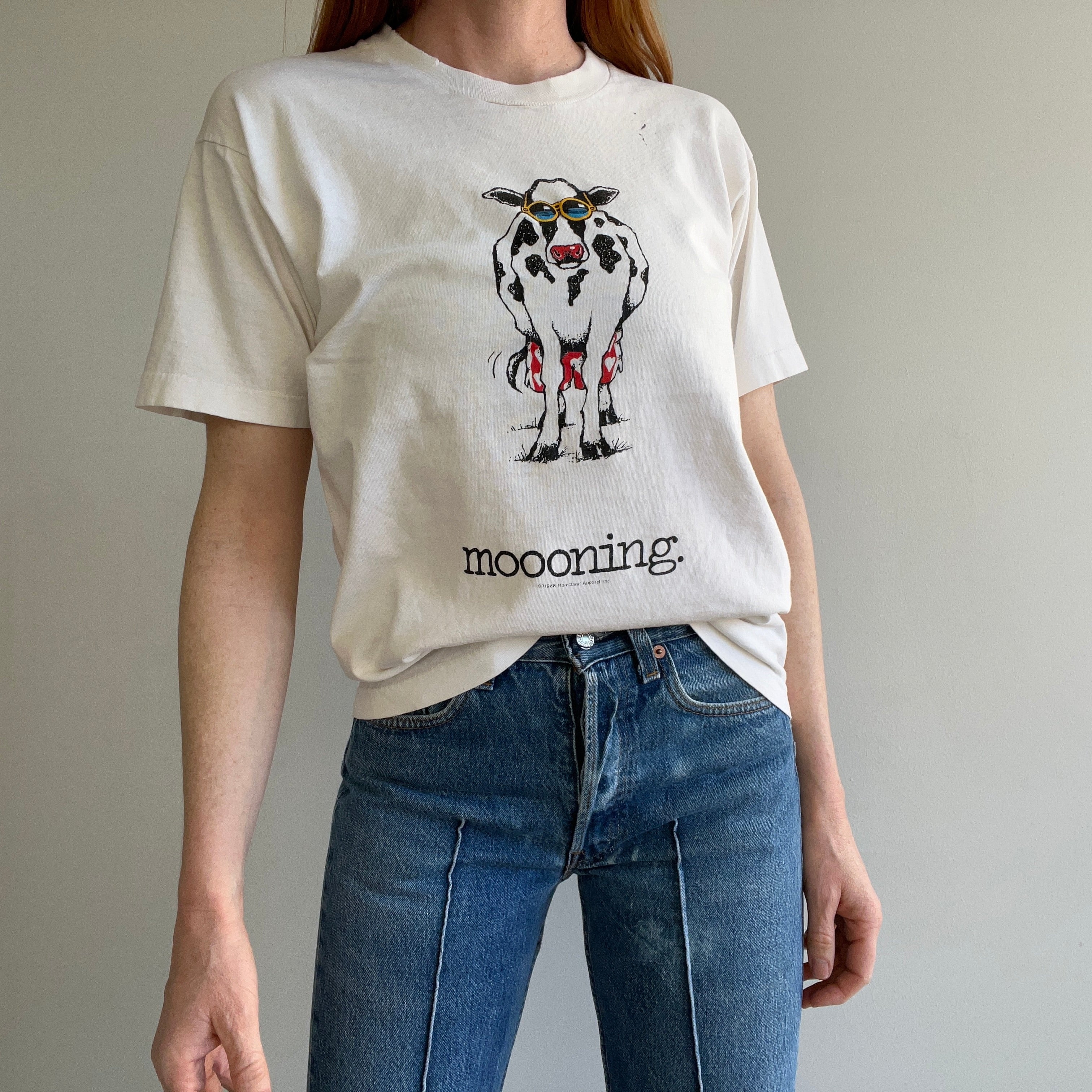 T-shirt Mooning Cow 1988 (le dos)