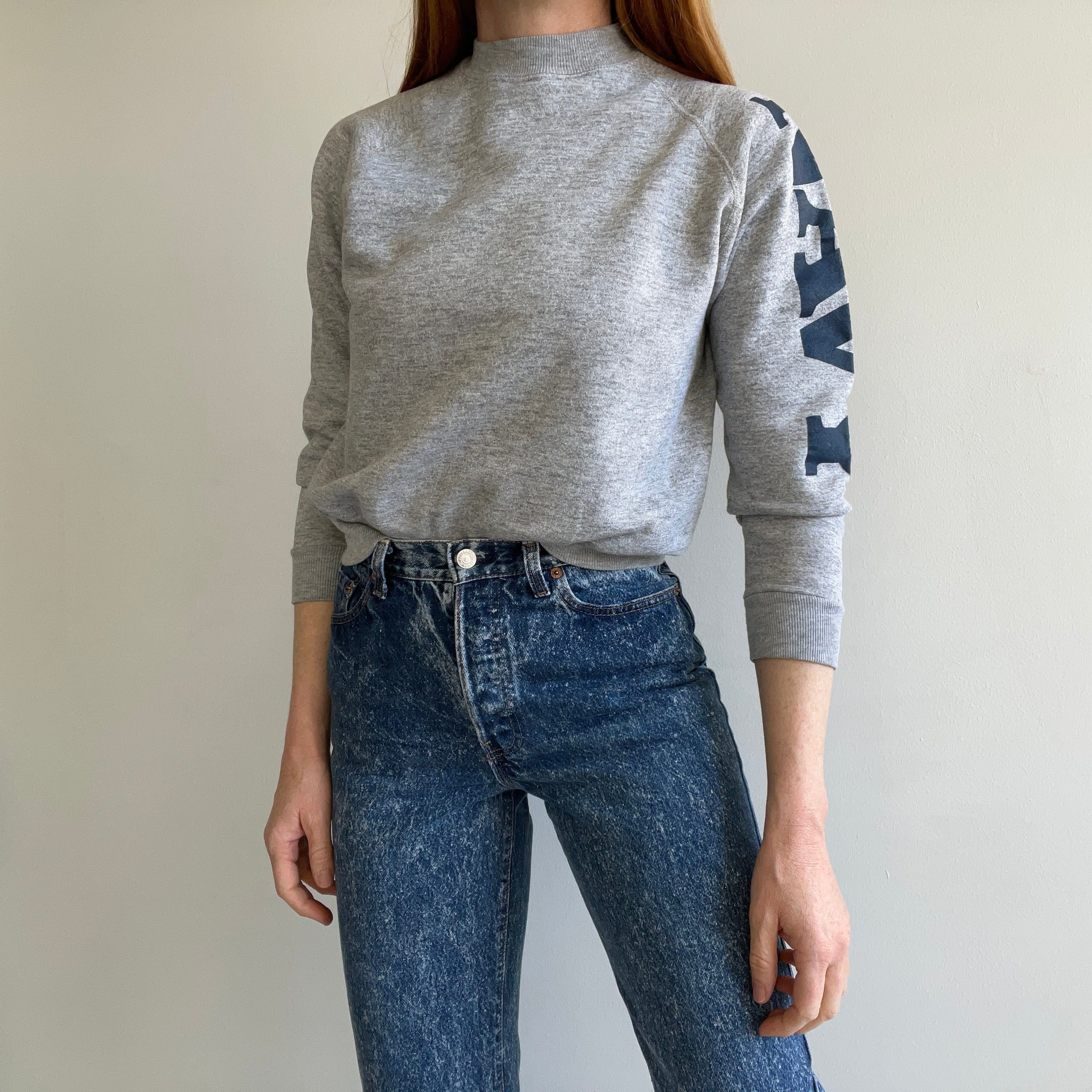 1980s Navy Sweatshirt