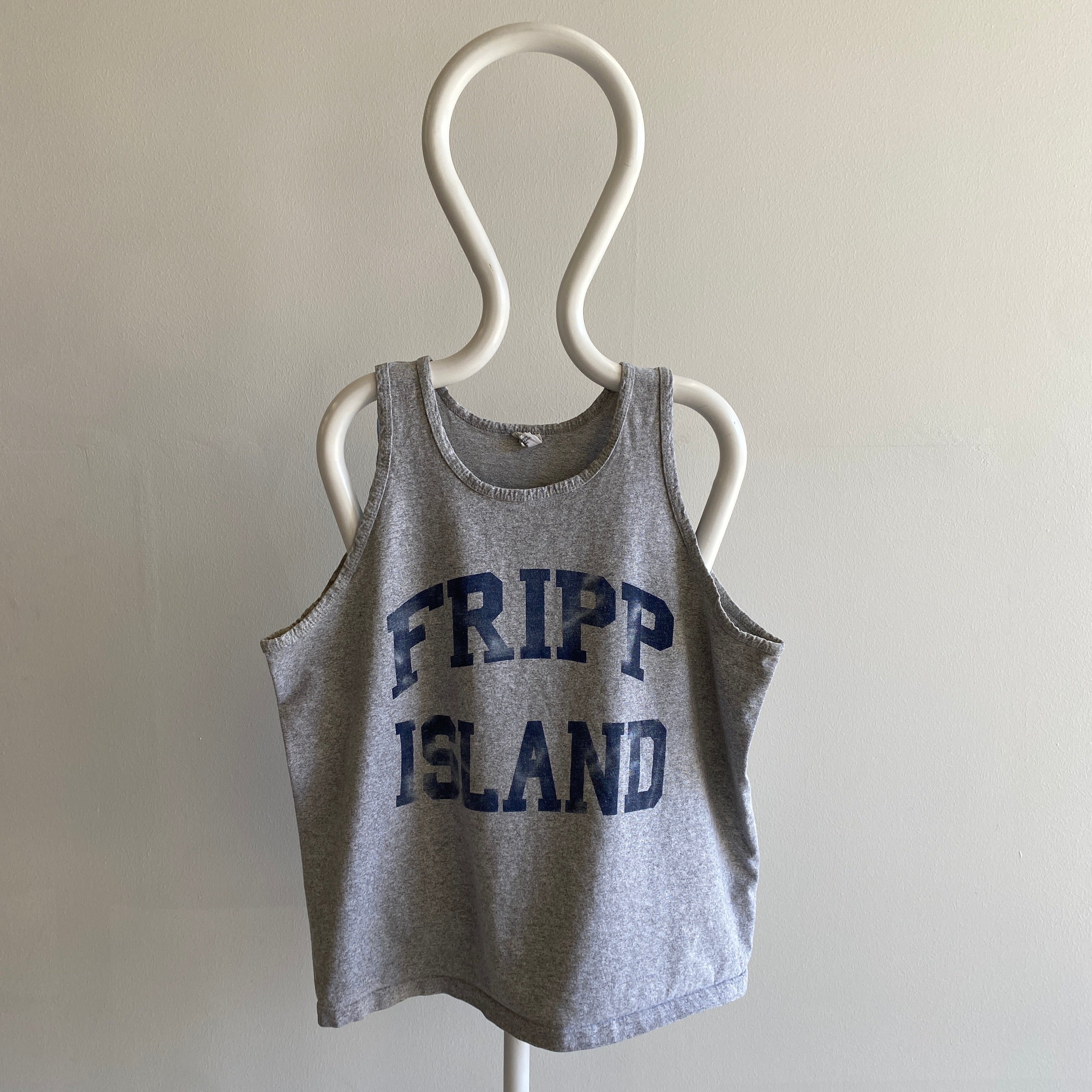 Années 1990 Fripp Island, Caroline du Sud Débardeur en coton plus lourd