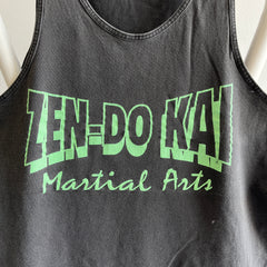 1980s Zen-Do Kai Martial Arts Faded Tank Top by Hanes