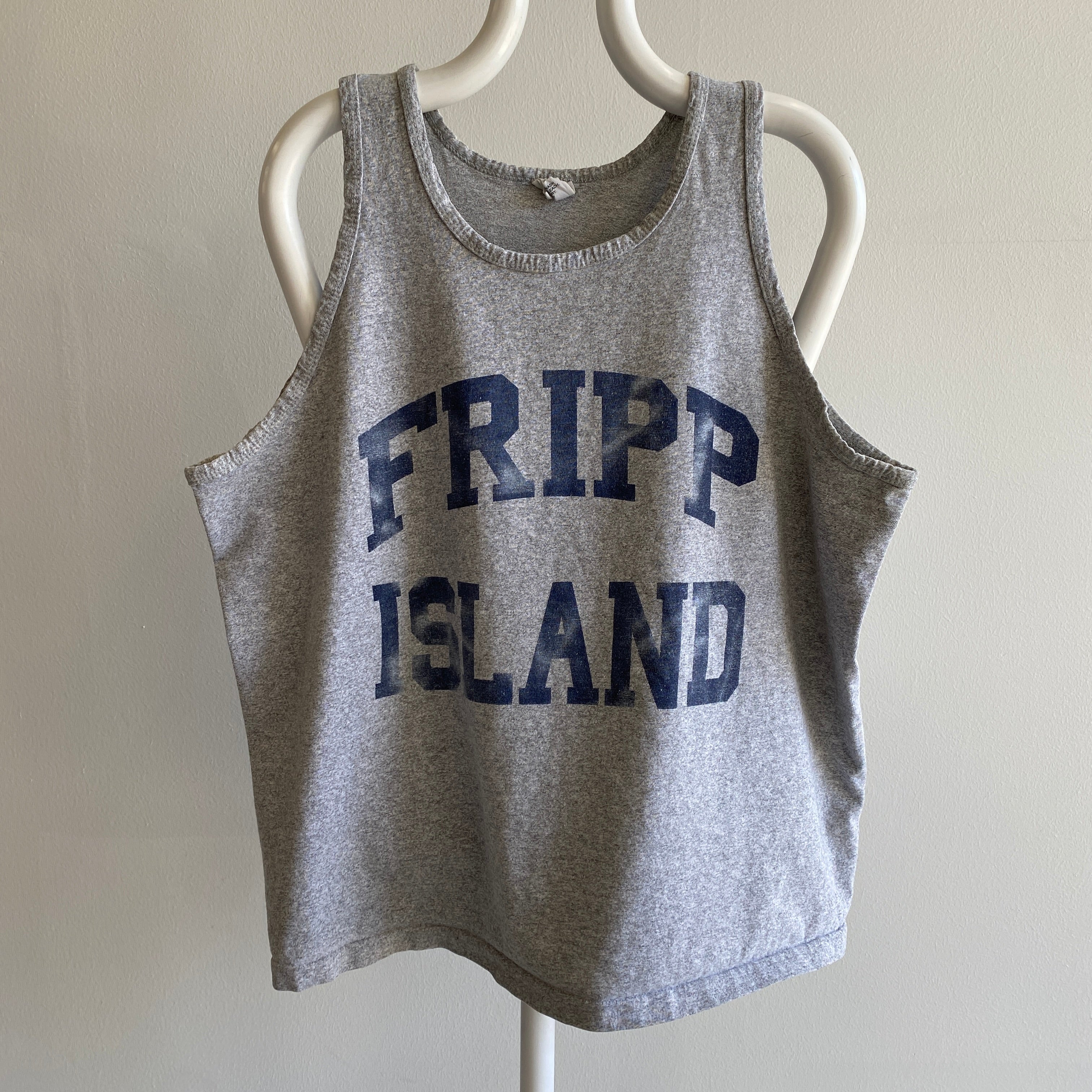 Années 1990 Fripp Island, Caroline du Sud Débardeur en coton plus lourd