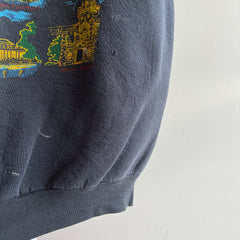 1980s Very Beat Up Chicago Graphic Cut Sleeve Sweatshirt - CECI. EST. RAD.