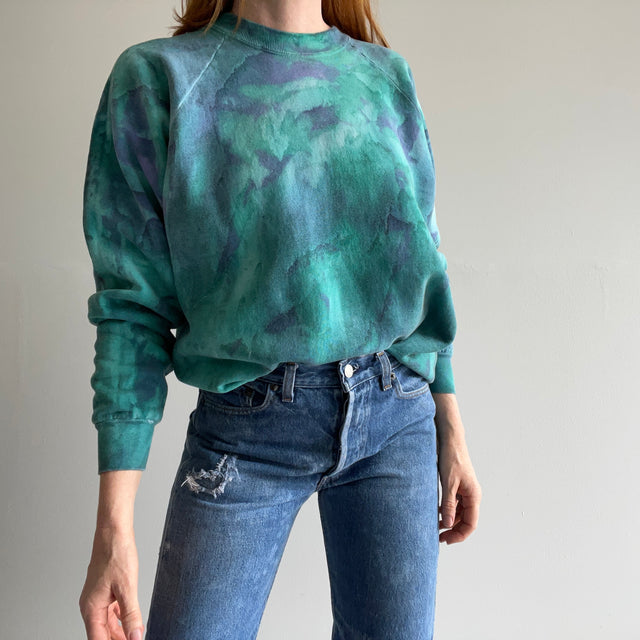 1990s Paint Swirl/Tie Dye Sweatshirt - Personal Collection