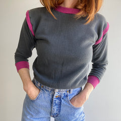 1980s EPIC 80s Two-Tone Muscle Sweatshirt - !!!