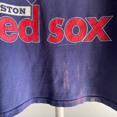 1992 Red Soxs Faded Tank Top with Bleach Marks by Champion