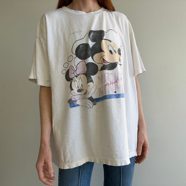 1990s Mickey With Mending Las Vegas T-Shirt