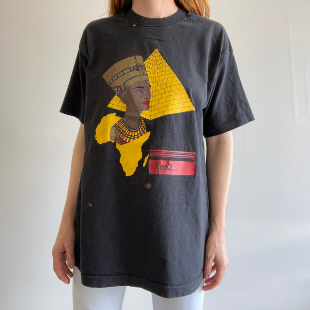 1980s Nefritti Egyptian Graphic T-Shirt