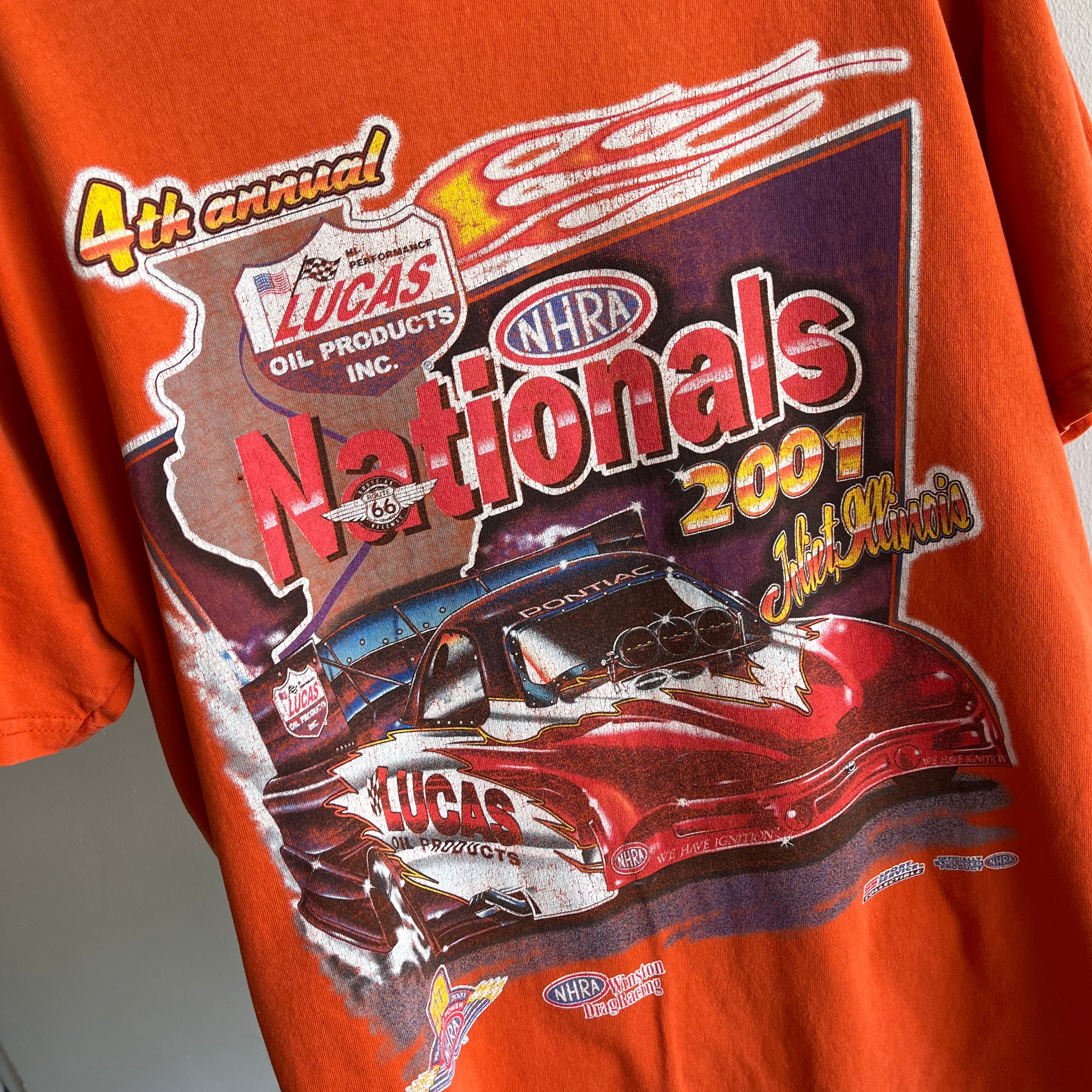 2001 NHRA Nationals Drag Racing T-Shirt