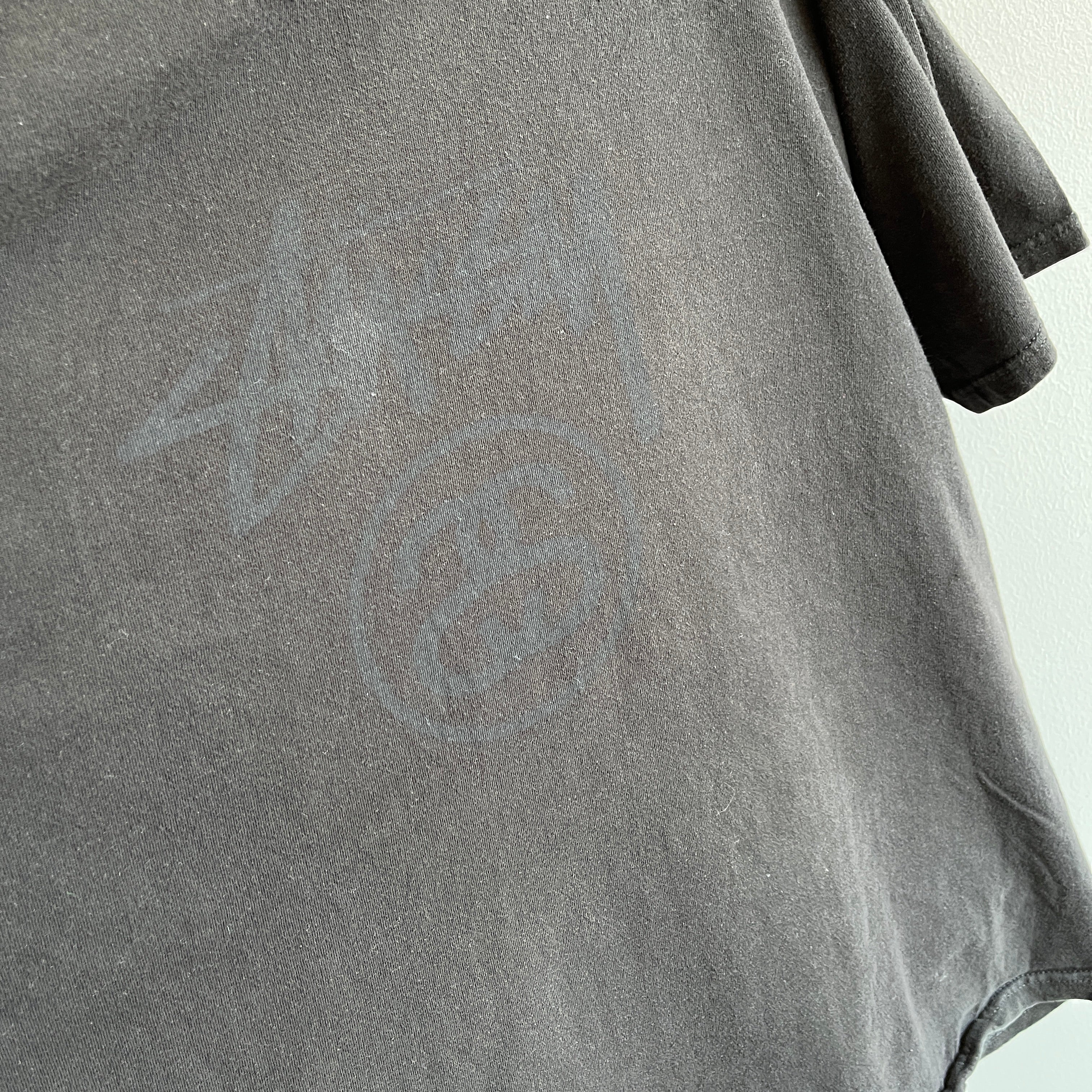 1990s Stussy Cotton Graphic T-Shirt (It Looks Blank, But It Isn't)