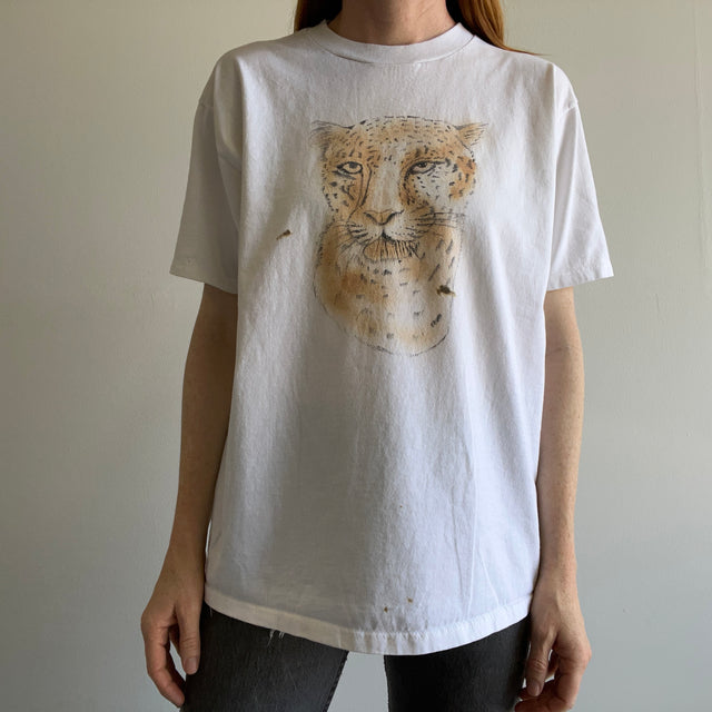 1990s Cheetah/Mountain Lion DIY? T-Shirt