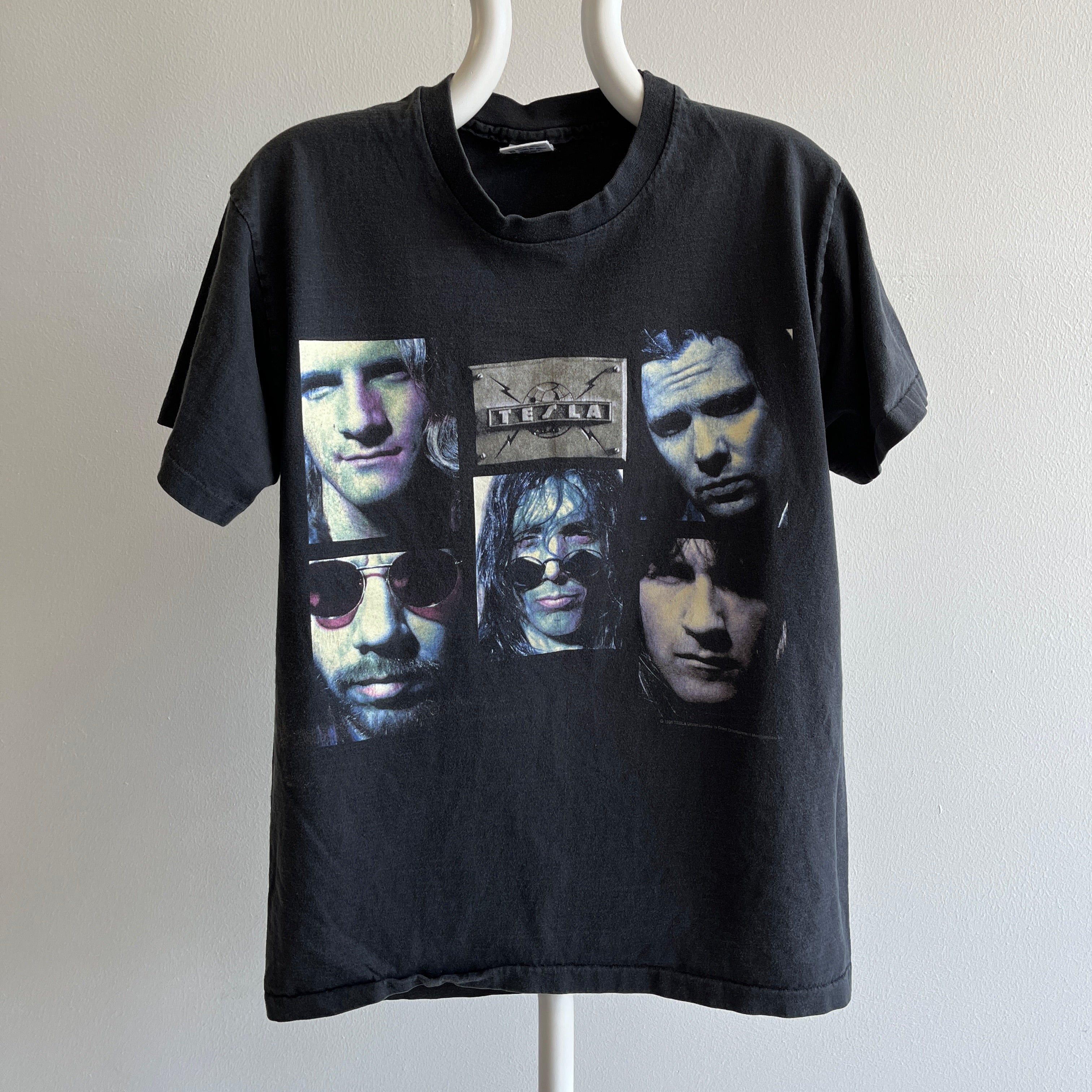 1995 Tesla - Bust A Nut - Le groupe - T-shirt