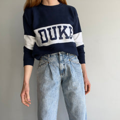 1980s Duke University Color Block Sweatshirt by Velva Sheen !!!