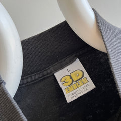 1989 3D Emblem!!!!!!  Front and Back Harley Mock Neck Long Sleeve T-Shirt