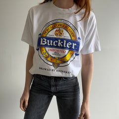 1980s Non Alcoholic Buckler Beer T-Shirt by Screen Stars - First NA Beer Tee I've Come Across