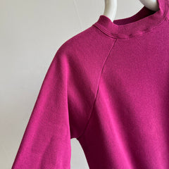 1990s Hanes Her Way Magenta Raglan