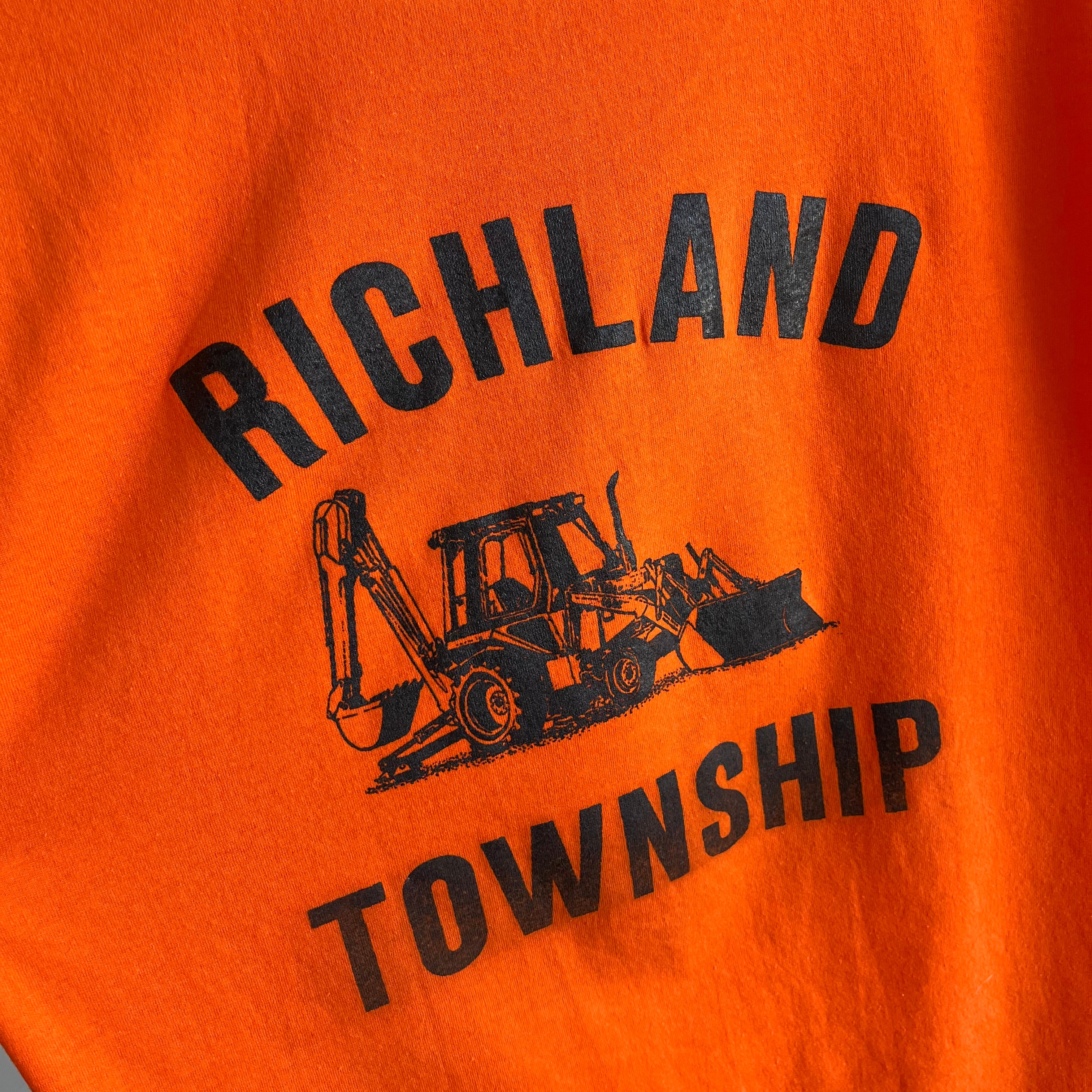 1980s Richland Township Front and Back T-Shirt by Screen Stars