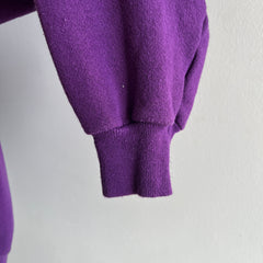 Sweat-shirt raglan violet Hanes Her Way des années 1990
