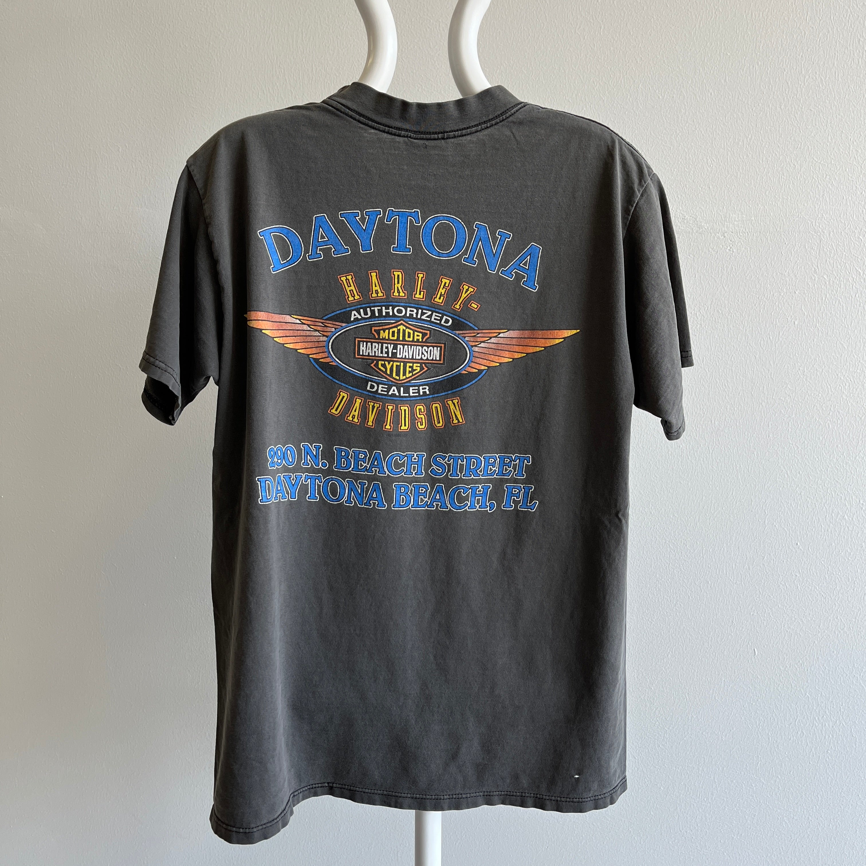 2000 Perfectly Worn Harley Daytona Bike Week T-Shirt