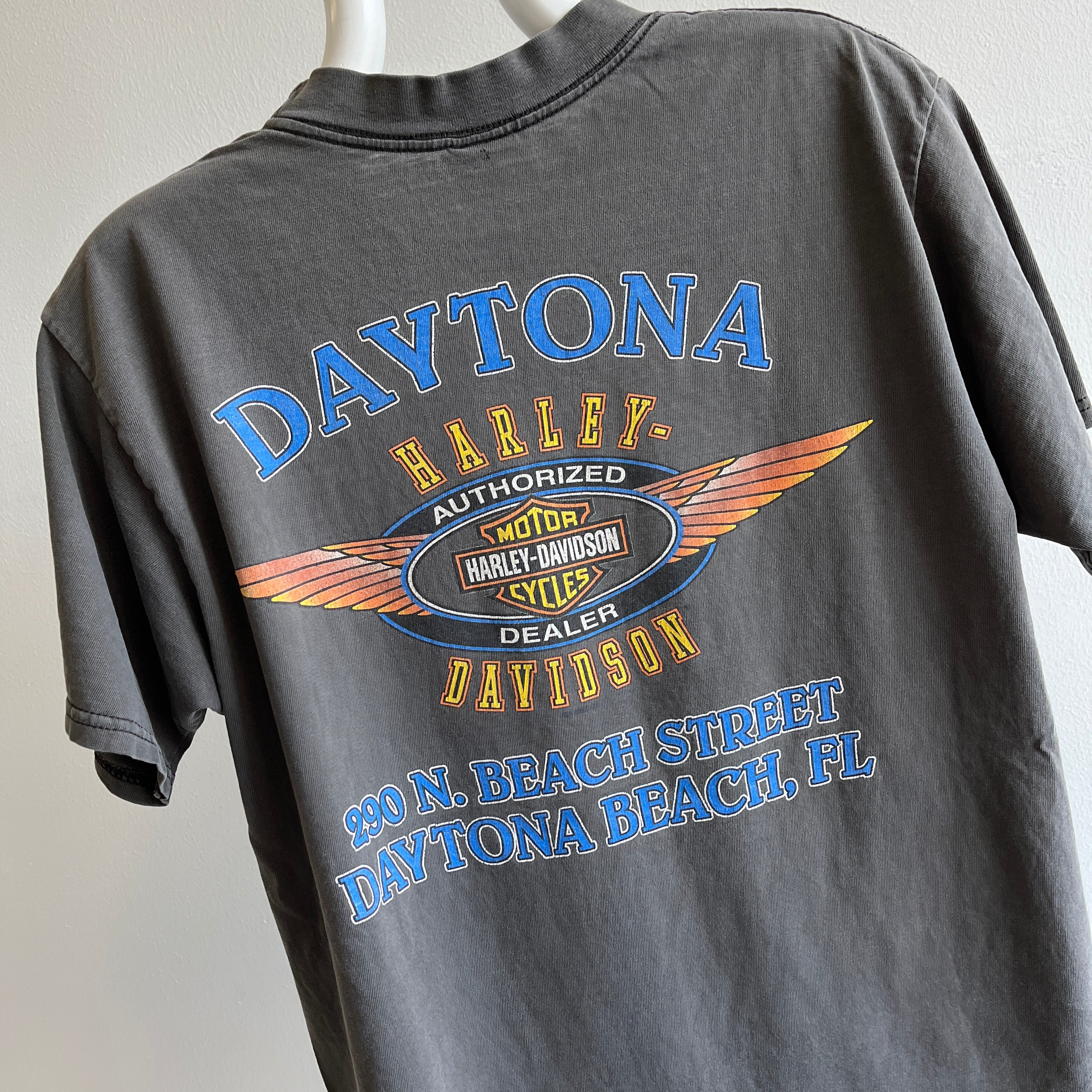 2000 Perfectly Worn Harley Daytona Bike Week T-Shirt