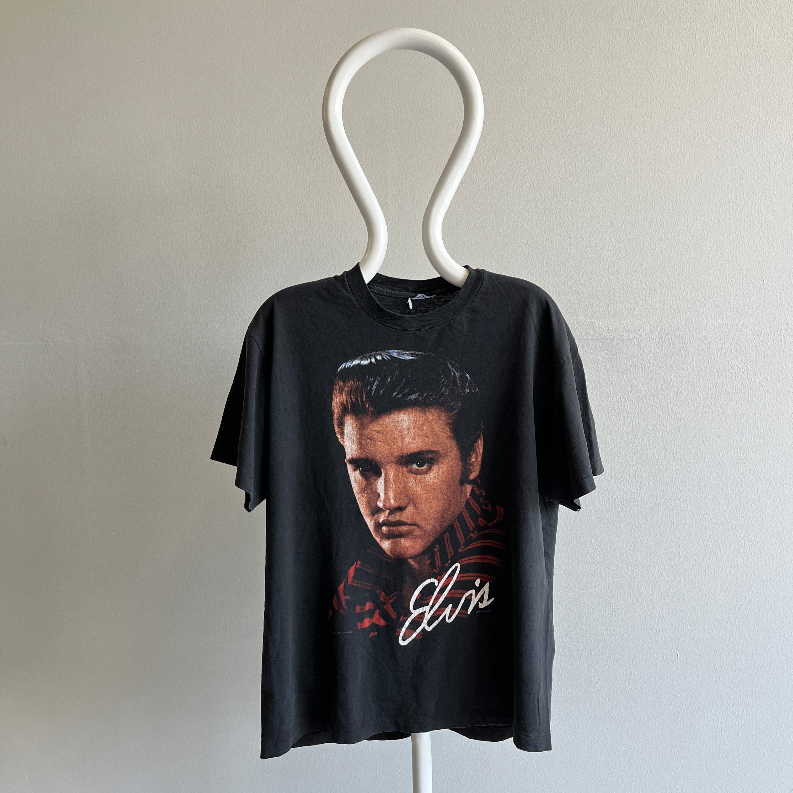 T-shirt tête géante d'Elvis 1990
