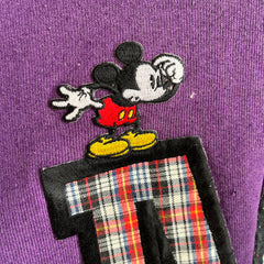 1990s Worn Mickey Embroidered Sweatshirt